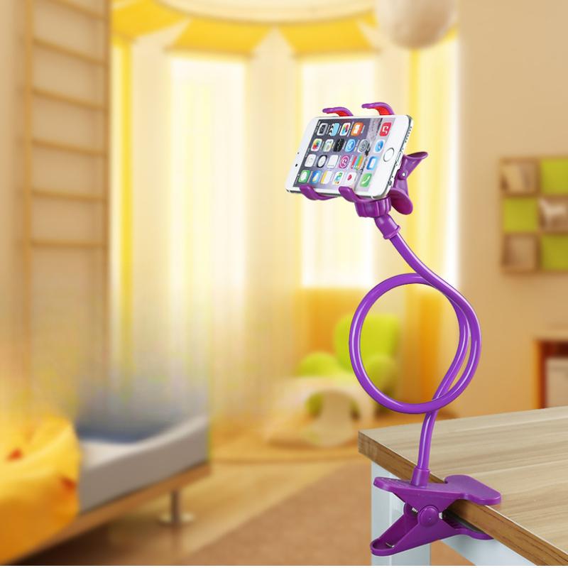 1PC/2PCS Free To Bend Universal Lazy Bed Desktop Car Stand Mount Holder For Cell Phone