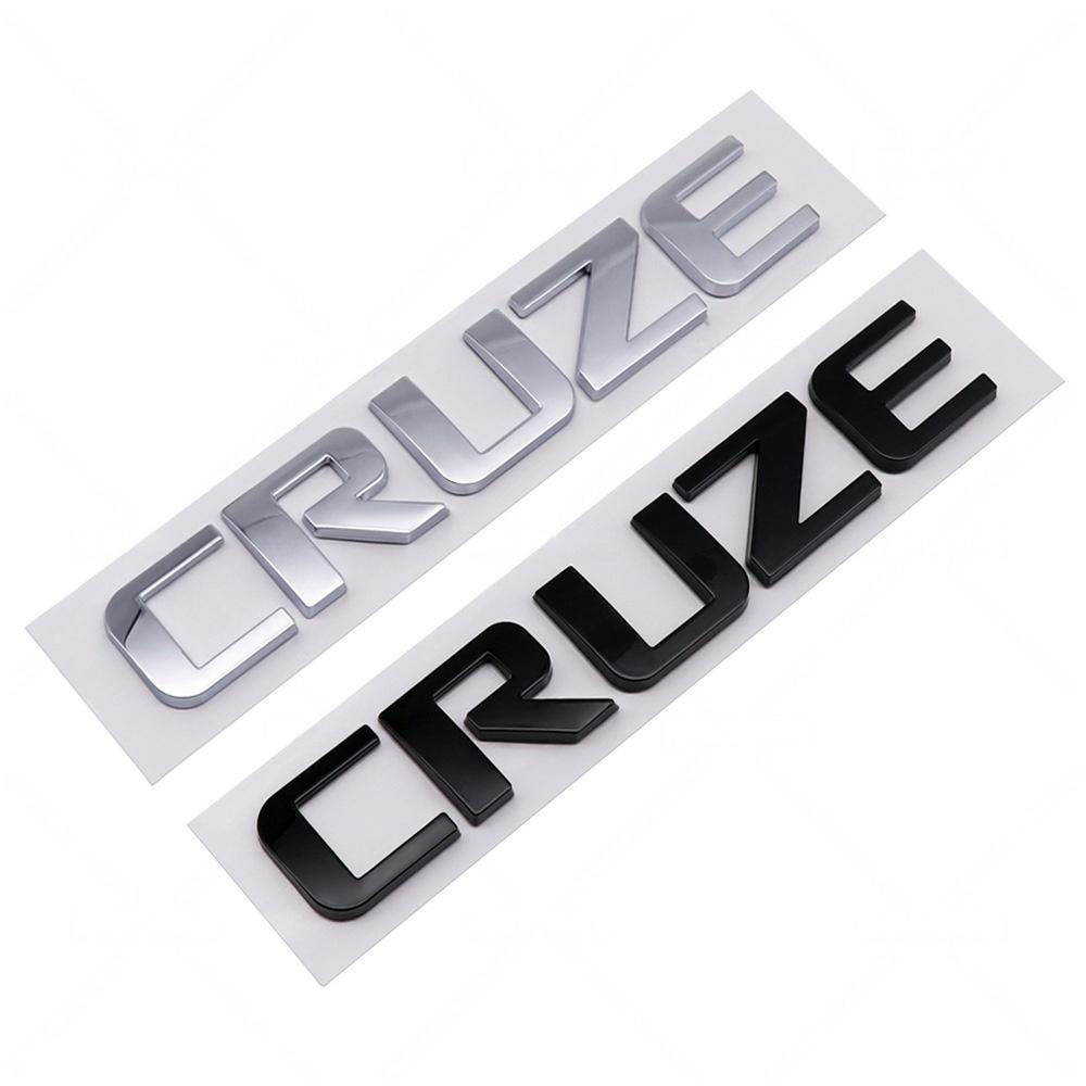 1Pc 3D ABS Car Letter Logo Sticker Tail Decoration Badge Auto Rear Trunk Emblem Decal Accessories