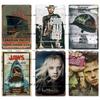 Klassische Amerikanische Filme Metallschild Blech Alter Film Metallplakette Poster Vintage Wandteller Bar Club Wanddekoration Retro Haus Schlafzimmer