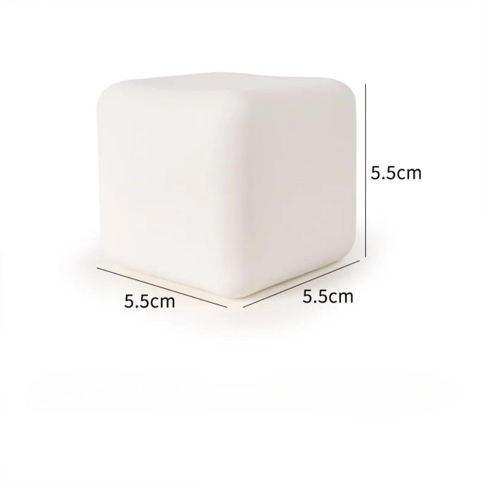 Squishy Tofu Stress Balls Slow Rebound Squeeze Toys Stress Anxiety Relief Fidget Toys Creative Simulation Tofu Decompression Toy