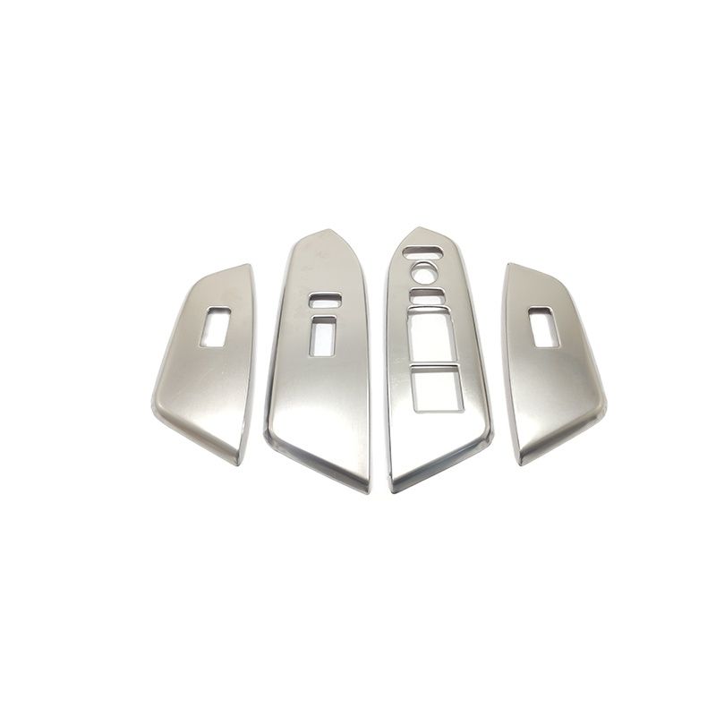 Stainless Steel 2017 2018   for Honda CR-V CRV Car Door Armrest Window Glass Lift Switch Button Cover Trim Accessories