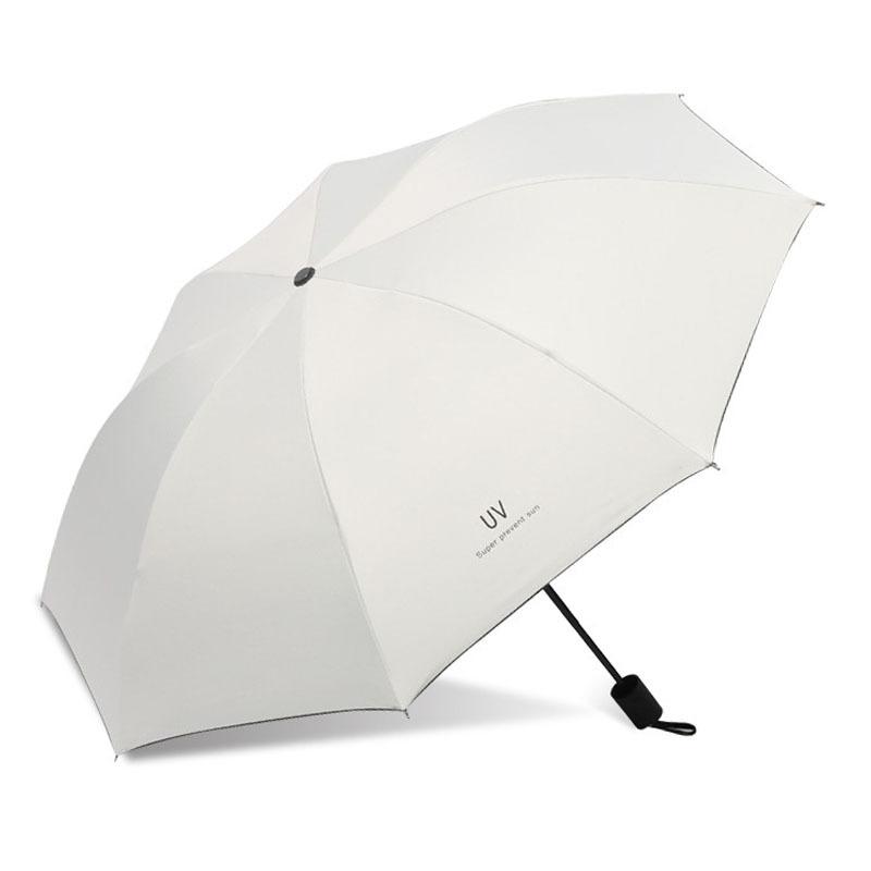 UPF50+ UV Blocking Sun Umbrella Folding Mini Portable Parasol Windproof Waterproof Rainproof Umbrella for Women Men Outdoor