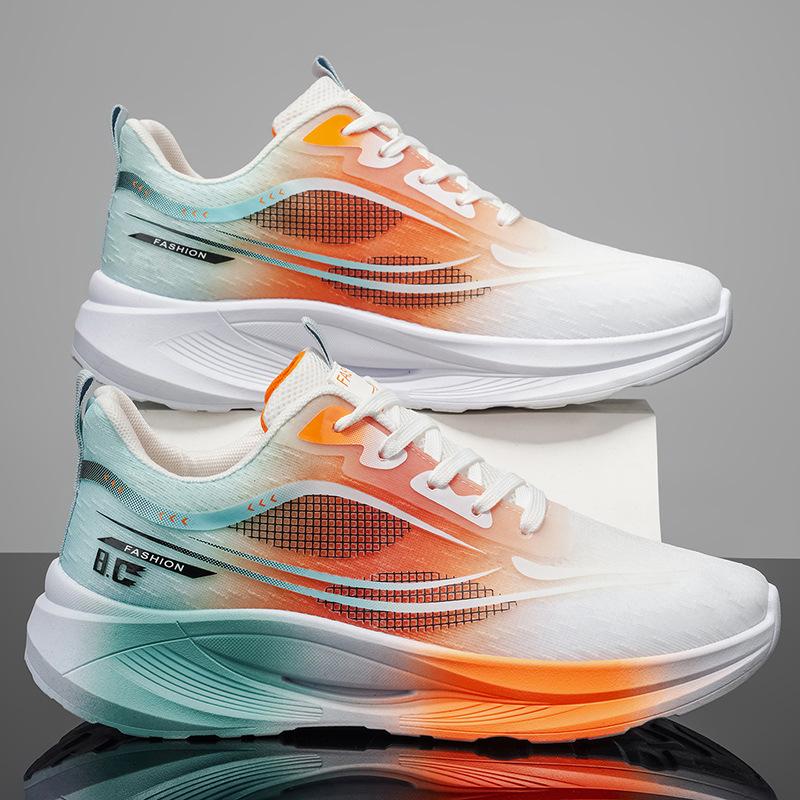 New Men'S Sports Shoes Breathable Mesh Student Running Shoes Men'S Single Shoes