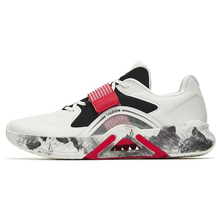 New Anta Variety Training Collection Stable As A Mountain Pro Low Top Training Shoes White Black Red 112247785-5