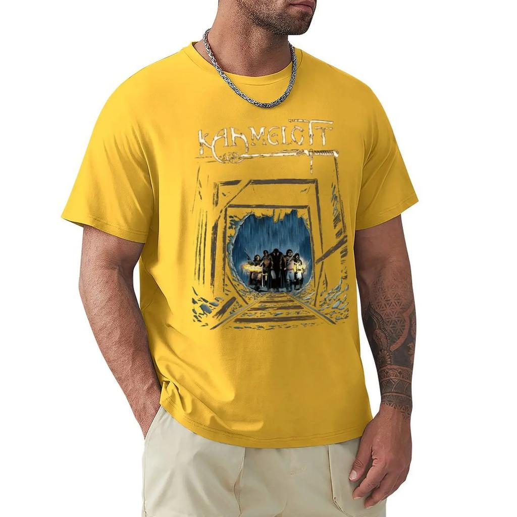 Lidu Kaamelott Vintage T-shirt Big Size Katoen Crewneck Custom Korte Mouw Mannen T-shirt