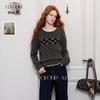 Sancai Winter Retro Jacquard Knit Pullover
