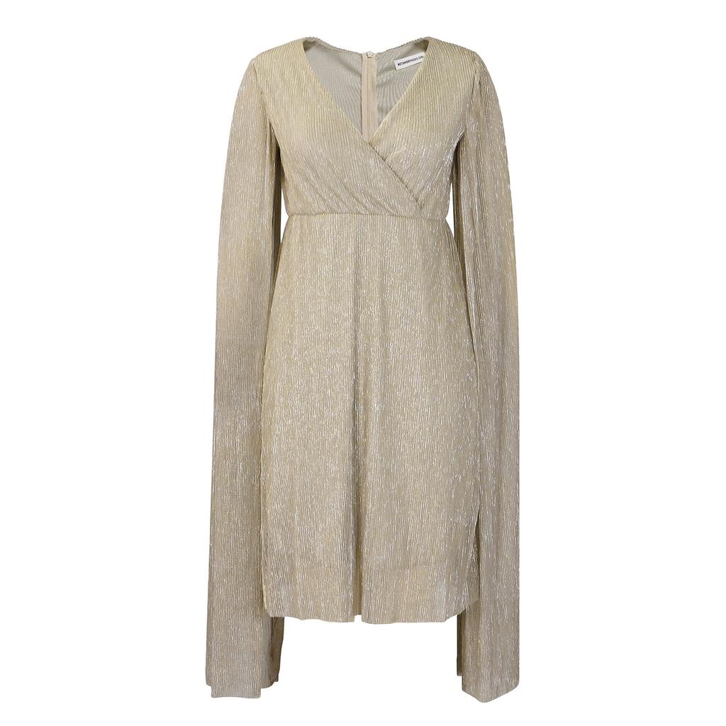 Women's Winter Fashion Temperament Elegant V-Neck Long Sleeve Evening Dress Dress