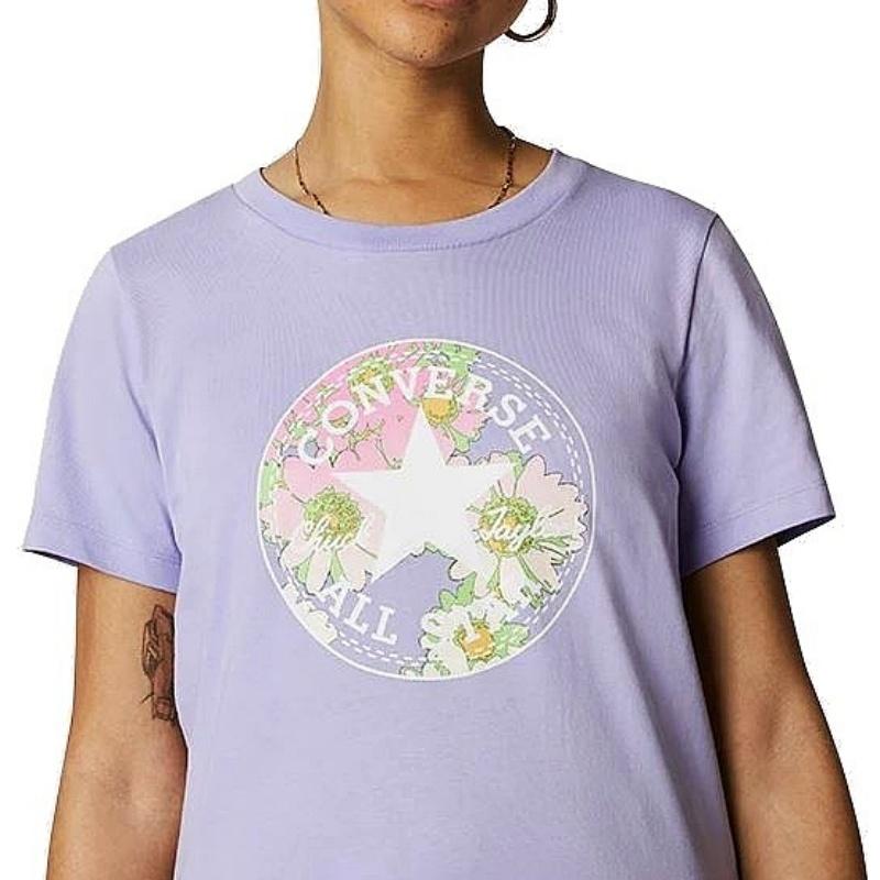 Converse T Shirt Women's Light Purple 10023217-A03