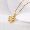 Hip-hop Personalized Rotatable Pendant Stainless Steel Plated 18K Gold Snake Chain Necklaces for Women