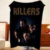 Music T-The K-Killers Throw Flannel Throw Blanket, Lightweight Cozy, Durable Washable cute Cool