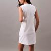 Calvin Klein Comfortable Sleeveless Dress With Round Neck And Letter Logo Women Dresses Bright-White 40281WP-110