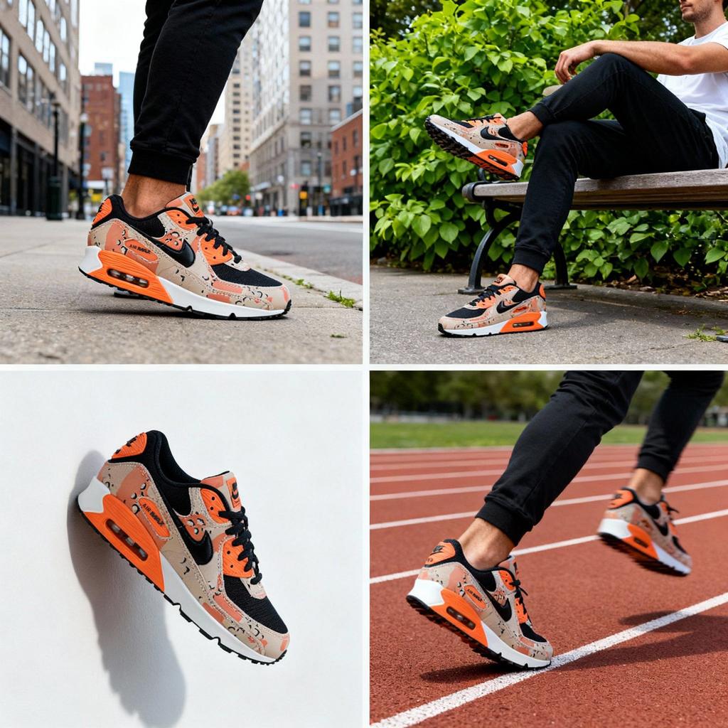 Nike Air Max 90 Premium - Camo Pack - Men's Sneakers Shoes IF1721-201 ORIGINAL