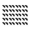 20 Pairs Silicone Nose Pads Suitable for Acetate Eyeglass Frames Ergonomic Design Reduces Nasal Pressure Effectively