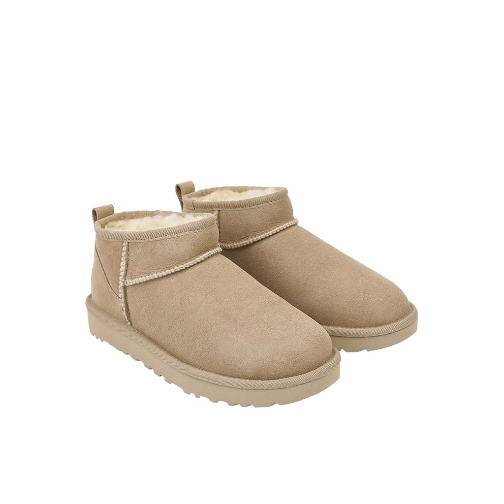 UGG Classic Ultra Mini Boot Sand Women Sneakers Cream 1116109-SAN