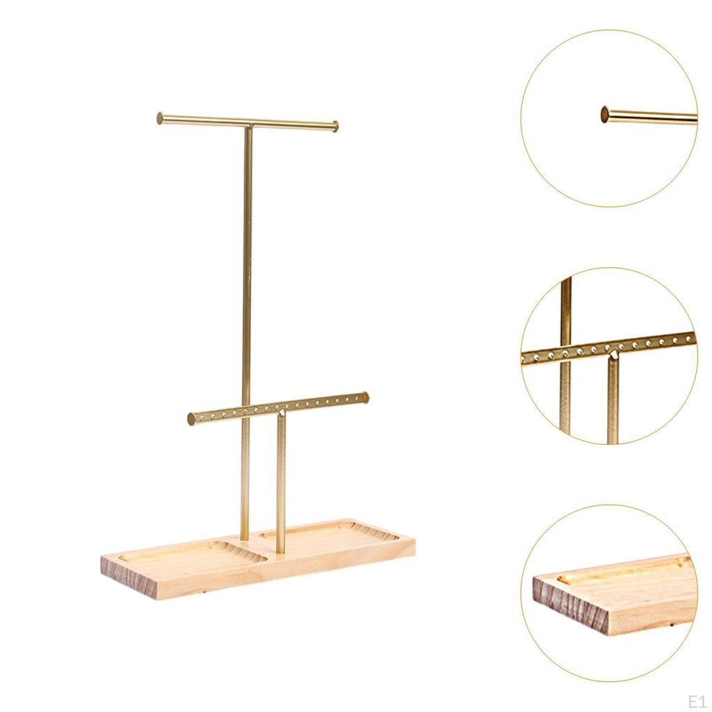 Jewelry Display Rack for Store, Simple Holder Necklaces And Earrings