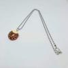 Sweet Cool Acrylic Mini Donuts Pendant Necklace Funny Choker Metal Bead Chain Charm Necklace Neck Chain Fashion Jewelry