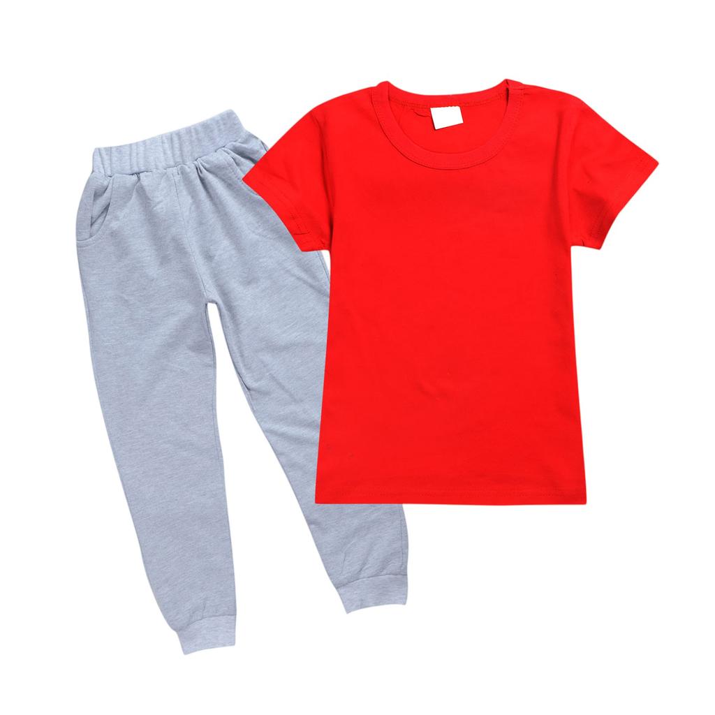 Girls' 2,Piece Set , Color Tee & Pants Outfit