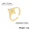 Witch Knot Ring for Women Stainless Steel Adjustable Open Finger Rings New Witchcraft Amulet Jewelry Birthday Gift