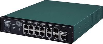 Panasonic LS Networks PN260894 10portový PoE napájecí přepínaný hub GA-ML8THPoE +