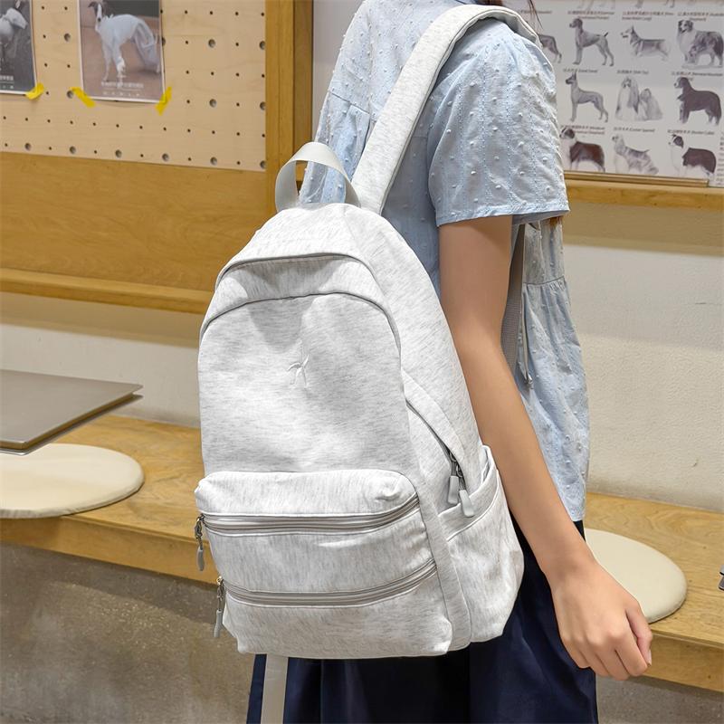 Schulrucksack für Mittelschülerinnen, bestickter Rucksack, leichter Reiserucksack