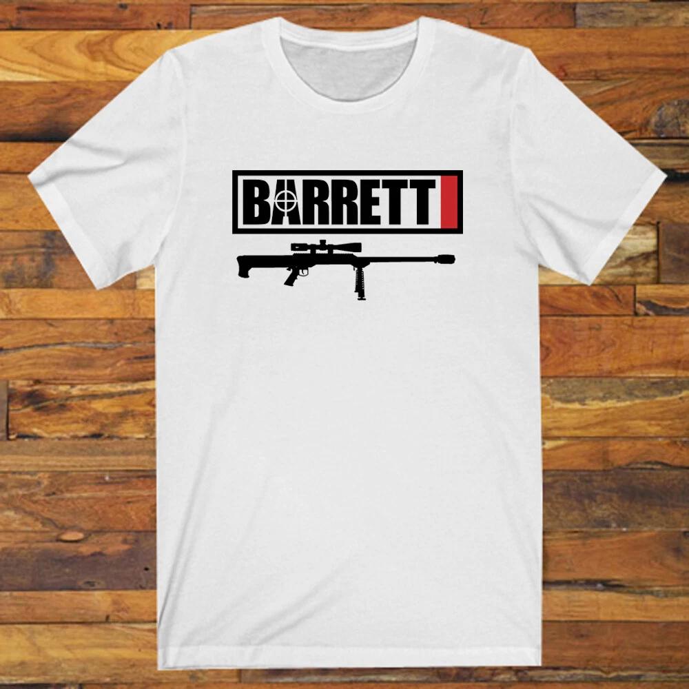 BARRETT Ammunition Guns Firearms Men s White S-5XL L