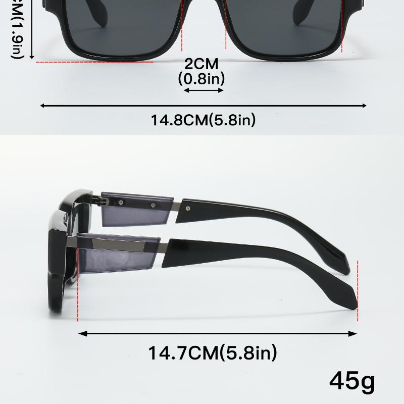 Non-polarized Popular Fashion Square Sunglasses Women for Men Sun Glasses Outdoor Driving Sunglasses