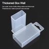 1Pcs Adjustable Height Drill Tool Box Plastic Clear Twist Drill Boxes Telescoplc Rectangular Parts Storage Case
