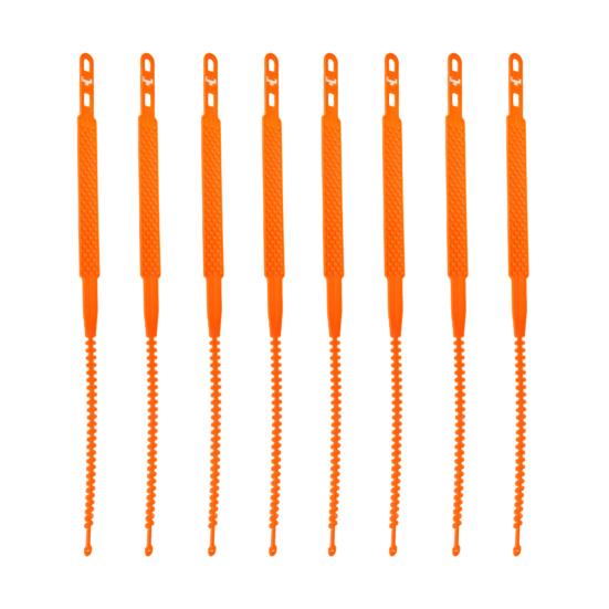 Universelle Schneeketten für SUV-Trucks Tragbare Notfall-Anti-Rutsch-PE-Kunststoff-Kabelbinder für schlammige eisige Straßen Schnellmontage Traktionshilfe für den Winter