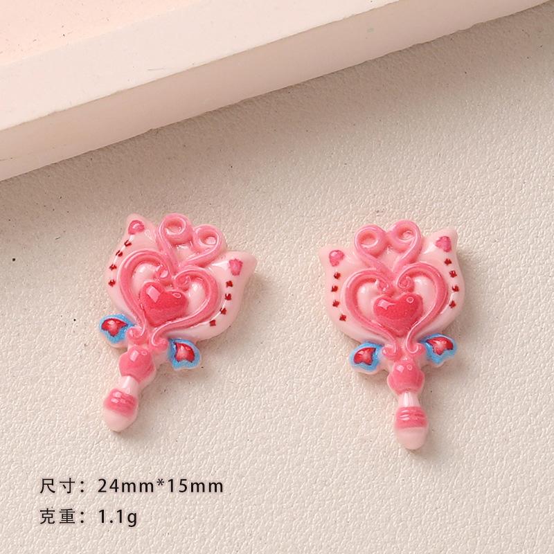 10 Pcs New Mini Kawaii Cartoon Small Magic Wand Series Resin Scrapbook Diy Miniature Ornament Accessories A21