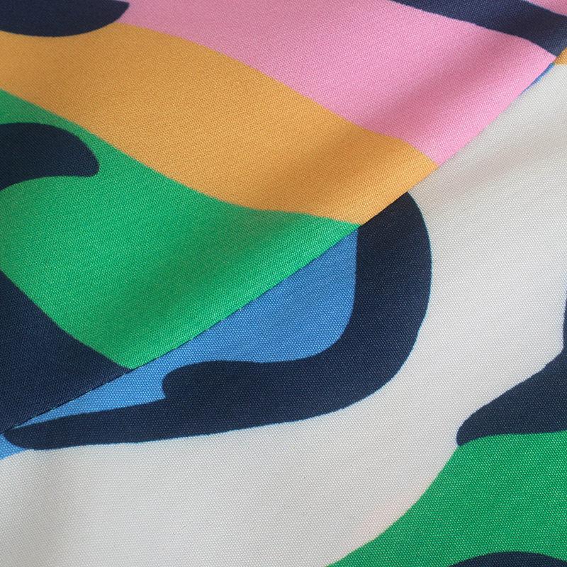 Women Slash Long Sleeve Midi Dress Green Print Shirt Dress