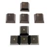Premium Zinc Alloy Metal Keycaps CNC Laser Etched Customization Keycap for Mechanical Keyboards WASD Directions Keycaps
