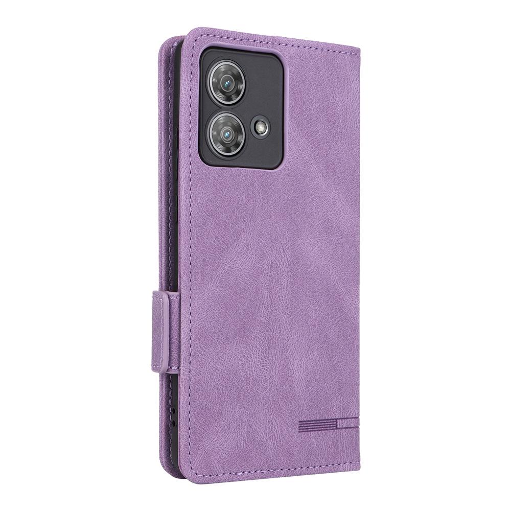 Motorola EDGE40 Neo 5G Flip Leather Protective Case - Unisex European/American Style