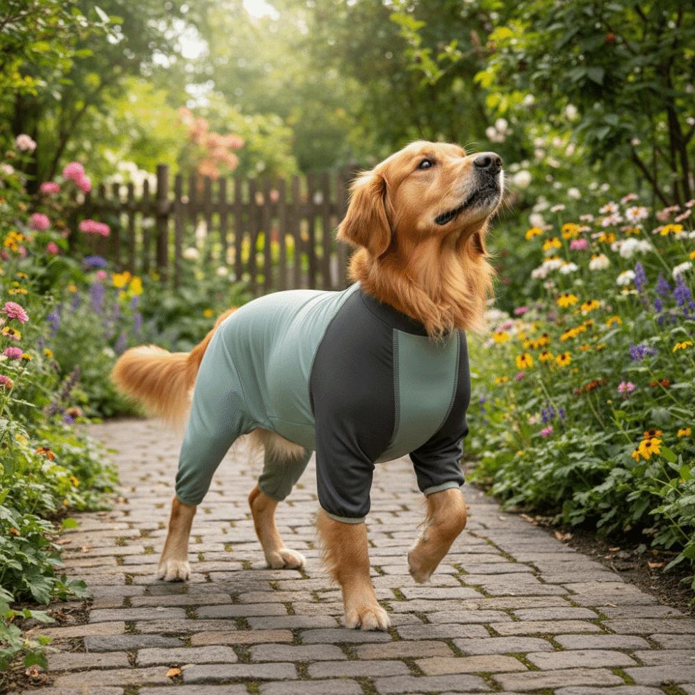 Quick Drying Dog Cooling Jumpsuit Breathable Dog Sunscreen Costume Spring Summer