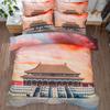 Great Wall King Queen Duvet Cover Old Chinese Building Bedding Set For Teens Adults Architecture 2/3 Pcs Polyester Quilt Cover