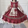 Autumn and Winter Elegant Victorian Dress Lolita Dress Vintage Princess Dress Three-piece