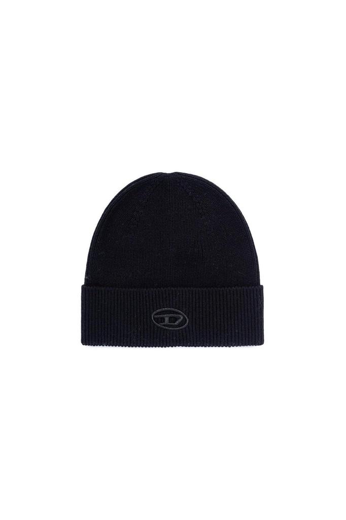 Knit Cap Logo A040920DAOB UNI Black 9XX [Diesel] Men's