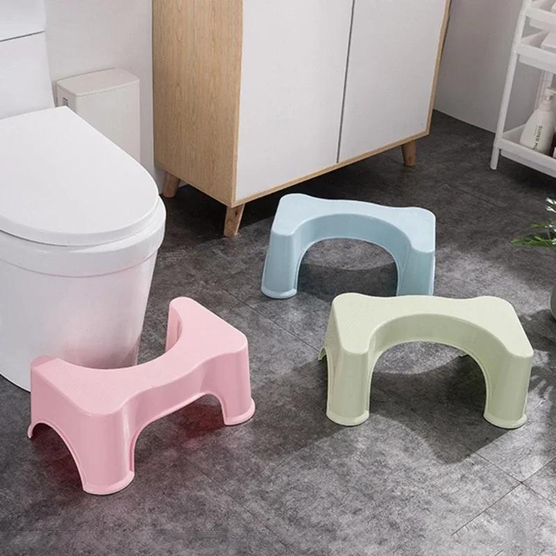 Badkamer Squatty Potty Toiletkruk Kinderen Zwangere Vrouw Zitting Toilet Voetkruk voor Volwassen Mannen Vrouwen Oude Mensen