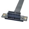 10Gtek PCIE Extension X1 to X1 to Riser Card Extender 30cm 3.0 Cable, Male-Female, 90° 90° Slot, Cable, Anti-EMI, (P311MF5530)
