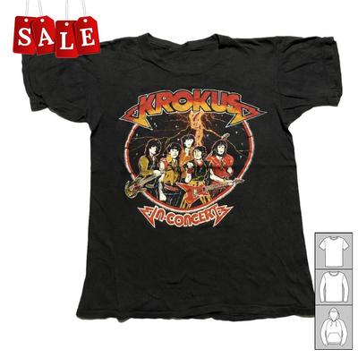 New Krokus Rock Band In Concert Gift For Fans Unisex S-5XL Shirt SS611 Unisex T-Shirt