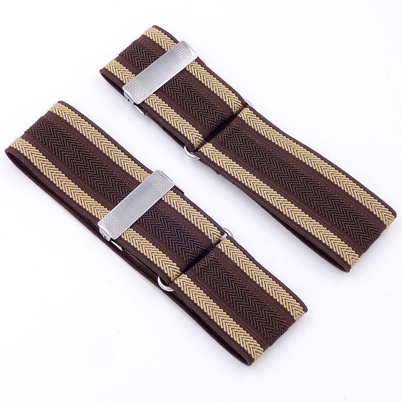 Herrars halkskyddande ärmhållare: 3,5 cm Justerbart Armband för Bartenders och Kostymer