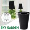 360-Degree Rotation Inverted Sky Garden Hanging Pot plastic Upside-Down Hanging Planter Pot New Upside Down Planter Flowerpot