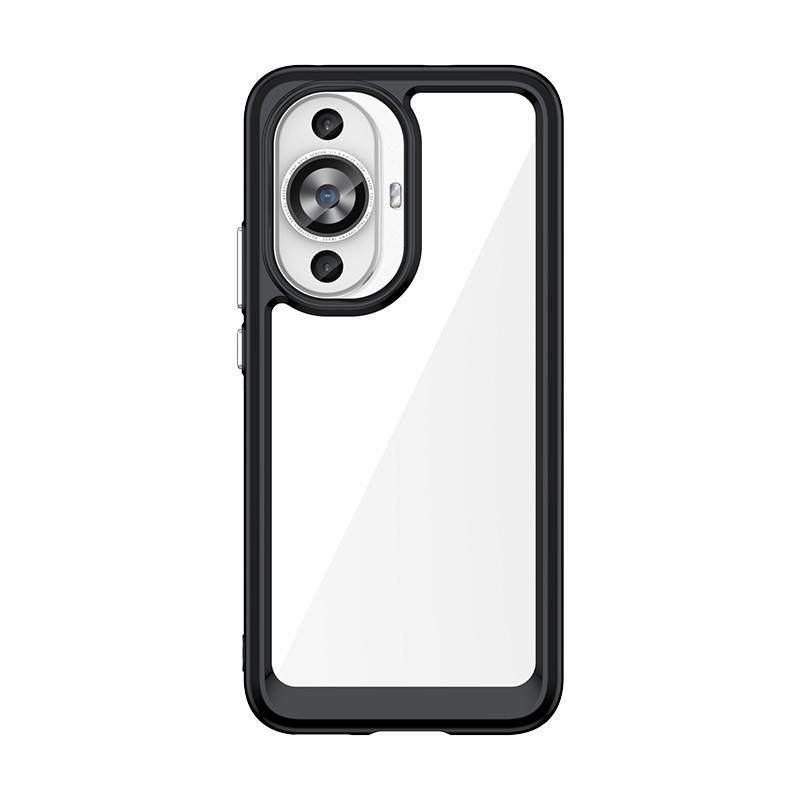 Transparente PMMA + TPU-Hülle für Huawei Nove 11 12 Lite S 12Lite 12S, farbenfrohe, weiche Schutzhülle auf der Rückseite, splitterfest, staubdichte Abdeckung