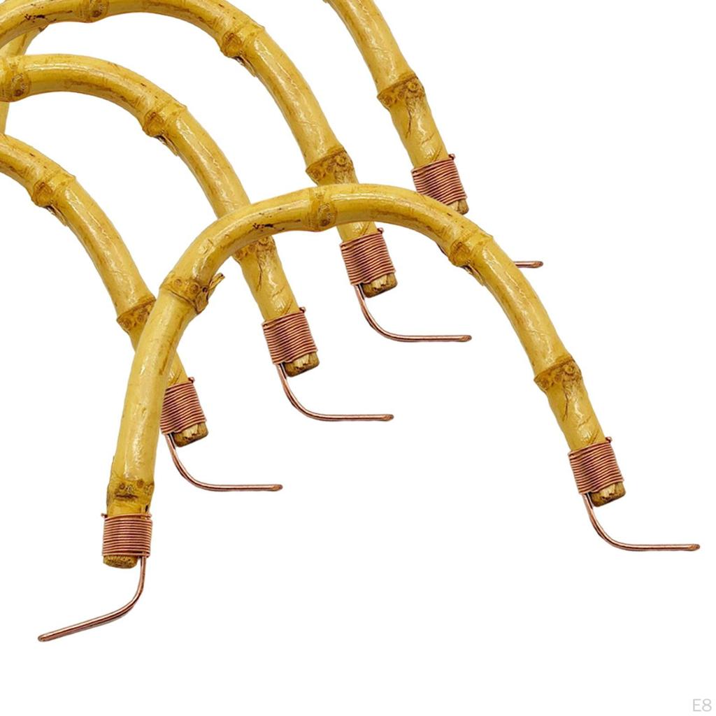 5 stück Teekanne Griffe Messing Haken Robust Hause für Tee Keramik Zubehör Bambus