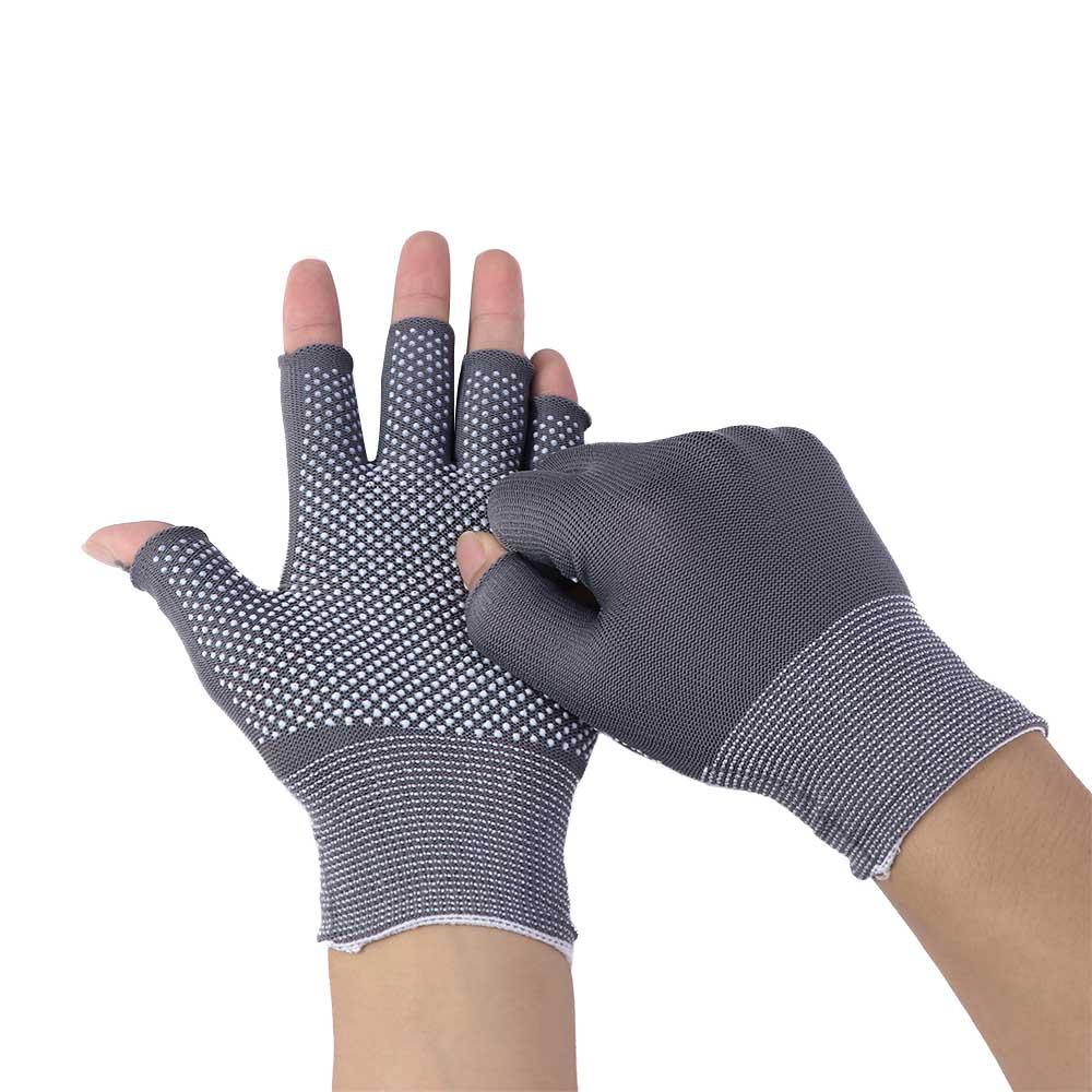 Cut Open/Half Fingers Breathable Anti-Slip Fishing Gloves Fishing Accessories Sport Cycling Gloves
