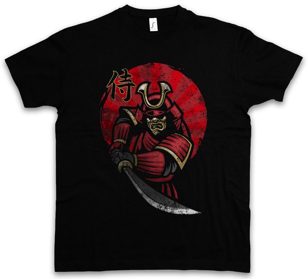 

SAMURAI III T-SHIRT Ninja Japan Warrior Sword Seppuka Dakana Armor Helmet 4XL