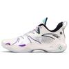 COURTMAN X Shock Wave 4 Pro Basketball Shoes Men's Low Top White Purple 112241111-6