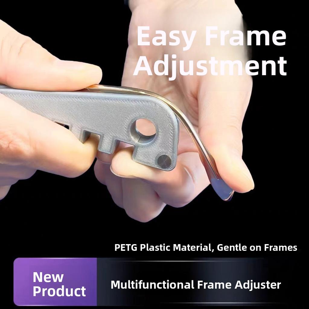 Multifunctional Eyeglass Temple Straightening Tool - Lightweight, Portable & Beginner-Friendly Optical Adjustment Device