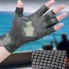 UV Protection Half Finger Fishing Gloves, Anti-Slip Breathable Outdoor Sports Gloves
