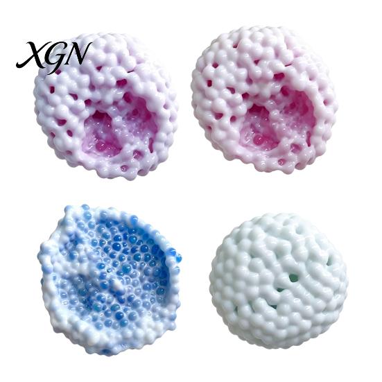 Portable Stress Reliever Bead Filled Crunchy Ball Anxiety Relief Shapeable Squeeze Soft Sensory Toy Travel Moldable Pinch Fidget