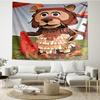 Custom Name de fabeltjeskrant Print Tapestry, Backdrop, Easy Setup, Ideal for Bedroom, Office & Living Room, with Aesthetic Wall Hanging Decor.
